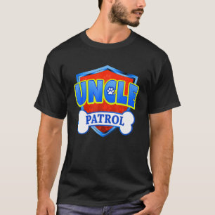 Camiseta Patrulla de Tío Gracioso - Perro Mamá, Papá Par