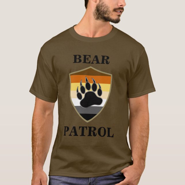 Camiseta Patrulla del oso del orgullo del oso (Anverso)