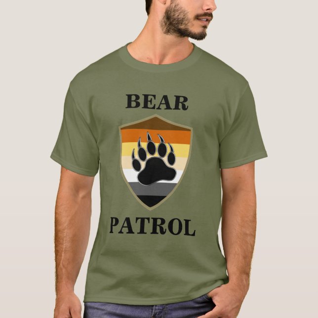 Camiseta Patrulla del oso del orgullo del oso (Anverso)