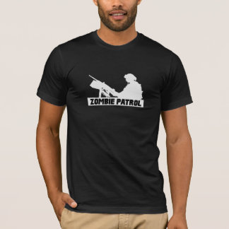 Camiseta Patrulla del zombi - en el arma