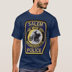 Camiseta Patrulla en bicicleta de la policía de Salem Massa