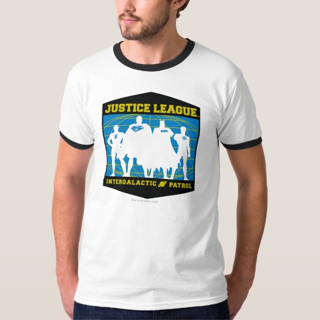 Camiseta Patrulla Intergaláctica de la Liga de la Justicia (Anverso)