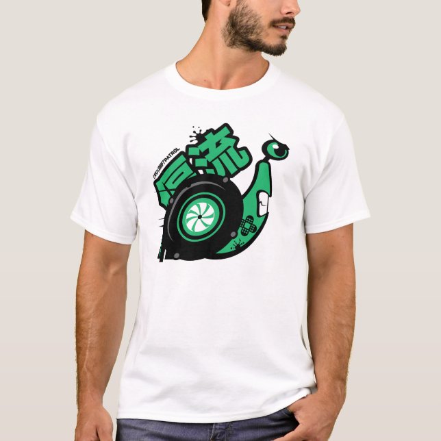 Camiseta Patrulla loca de la deriva - caracol de Turbo (Anverso)