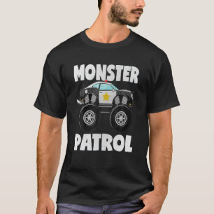 Camiseta Patrulla Monstruo del Monstruo del Coche de la Pol
