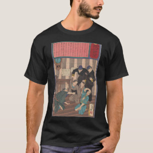 Camiseta Patrulla policial previniendo un en un cementerio