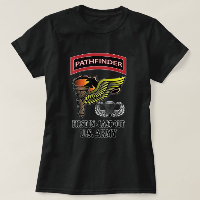 Camiseta Patrullador del Ejército de Estados Unidos (Back D (Diseño del anverso)