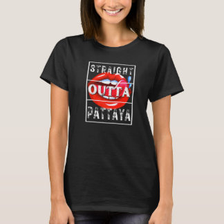 Camiseta Pattaya Tailandia Vacaciones Vibraciones Retro Gen