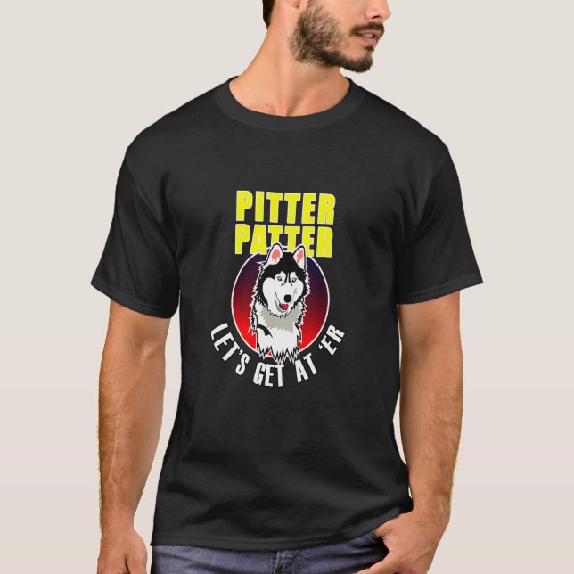 Camiseta Patter de perro pastor alemán (Anverso)