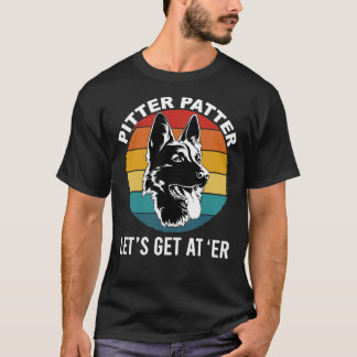 Camiseta Patter Pitter - Let&x27;s Get At Er, Funny Dog Ret