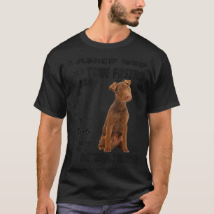 Camiseta Patterdale Terrier Cita a Mamá Papá Imprimir Ter D