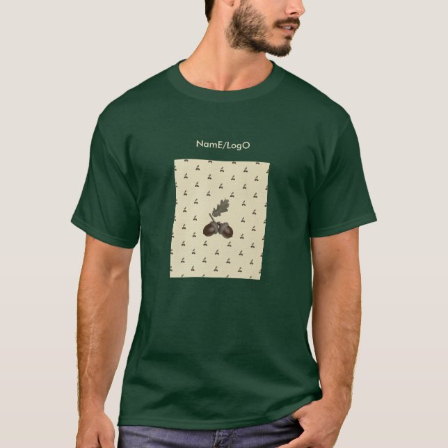 camiseta pattern_3_acorn_1 (Anverso)