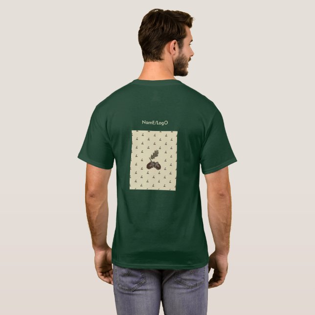 camiseta pattern_3_acorn_1 (Reverso completo)