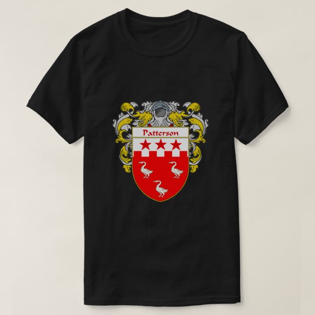 Camiseta Patterson Coat of Arms Patterson Family Crest (Diseño del anverso)