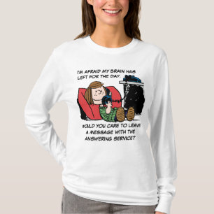 Camiseta Patty Peppermint en el teléfono
