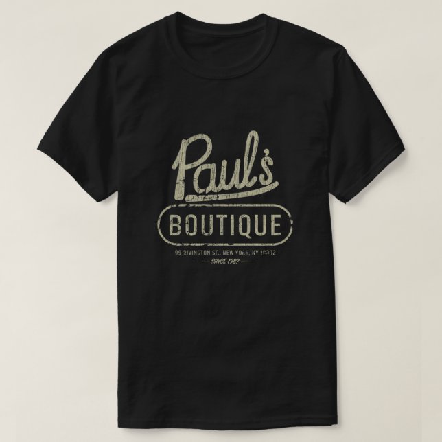 Camiseta Paul Boutique New York  (Diseño del anverso)