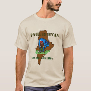 Camiseta Paul Bunyan Maine Homeboy