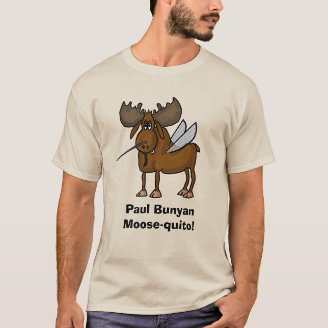 Camiseta Paul Bunyan Moose-quito (Anverso)