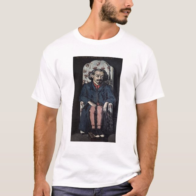 Camiseta Paul Cezanne el | Aquiles Emperaire c.1875 (Anverso)