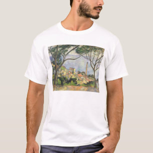 Camiseta Paul Cezanne el   el mar en el l'Estaque, 1878