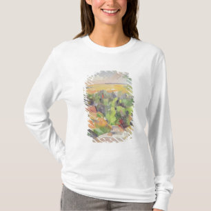 Camiseta Paul Cezanne el   la curva en el camino, 1900-06