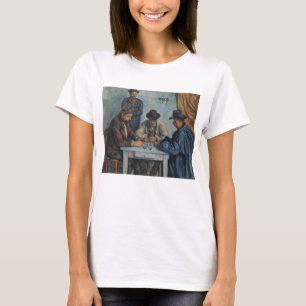 Camiseta Paul Cezanne el   los jugadores de tarjeta