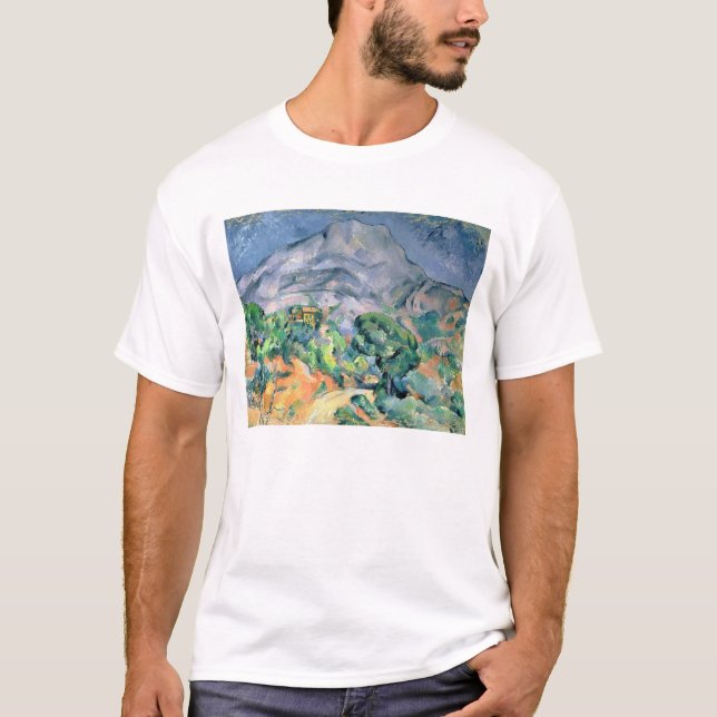 Camiseta Paul Cezanne el | Mont Sainte-Victoire, 1900 (Anverso)
