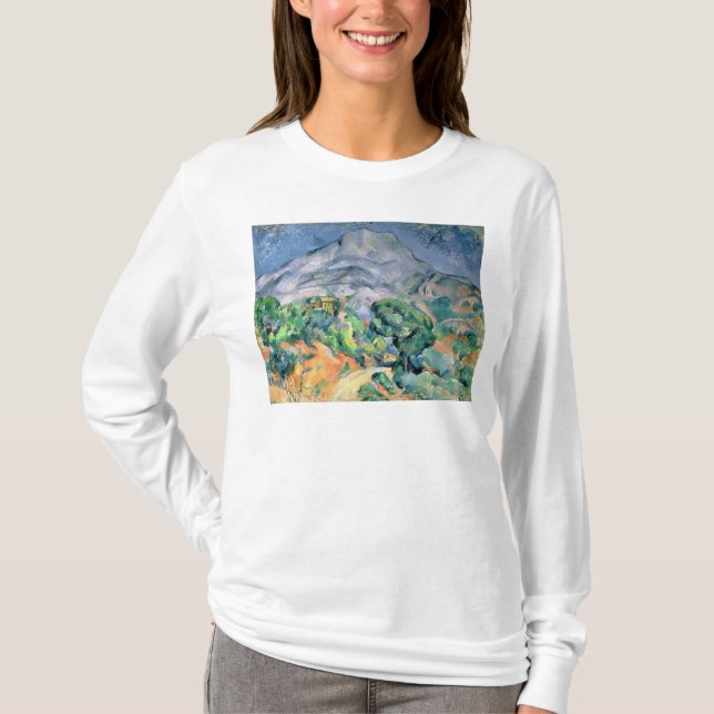 Camiseta Paul Cezanne el | Mont Sainte-Victoire, 1900 (Anverso)