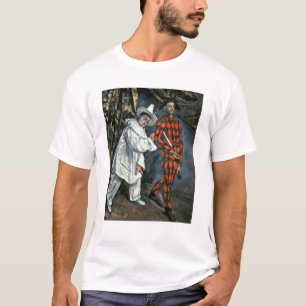 Camiseta Paul Cezanne el   Pierrot y Harlequin, 1888