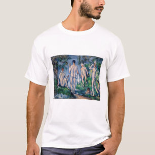 Camiseta Paul Cezanne - Grupo de bañistas