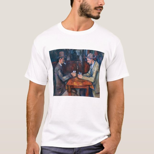 Camiseta Paul Cezanne - Los jugadores de cartas (Anverso)
