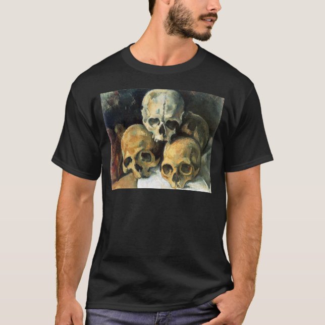 Camiseta Paul Cézanne - pirámide de cráneos (Anverso)