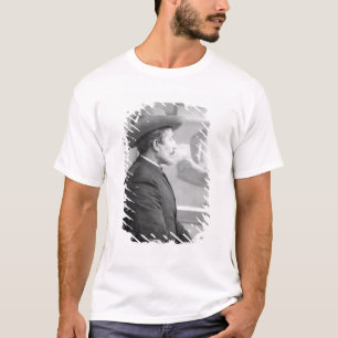Camiseta Paul Gauguin delante de sus lonas