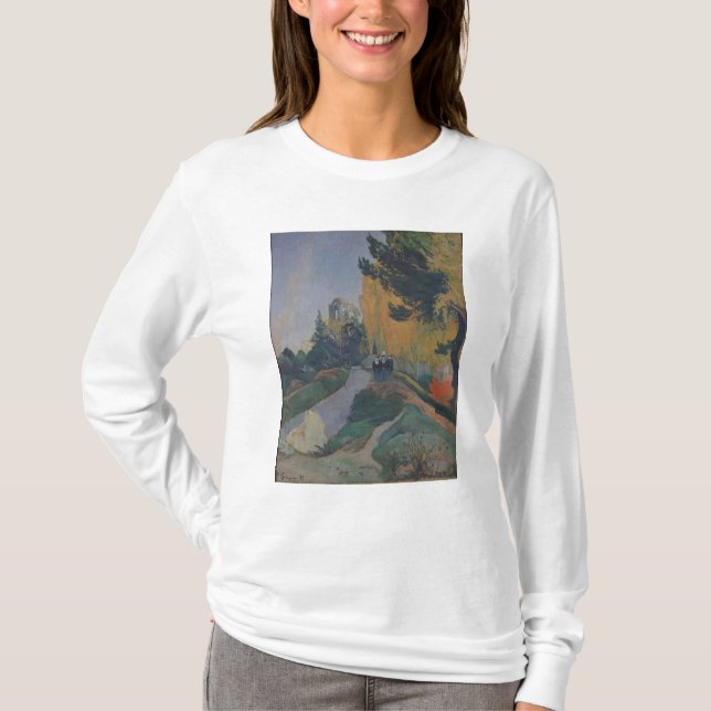 Camiseta Paul Gauguin el | el Alyscamps, Arles, 1888 (Anverso)