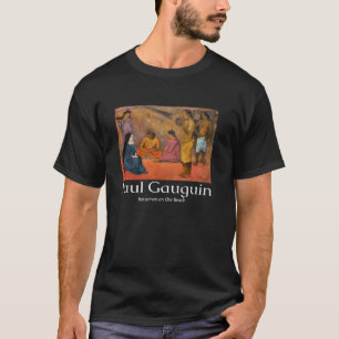 Camiseta Paul Gauguin Jinetes en la Playa Arte Gráfico Vin