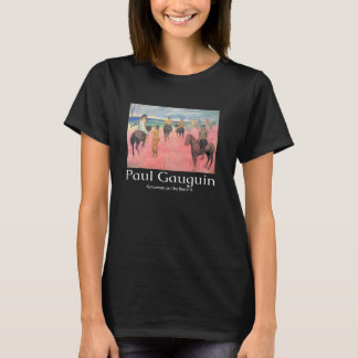 Camiseta Paul Gauguin Jinetes en la Playa II Arte Vintage