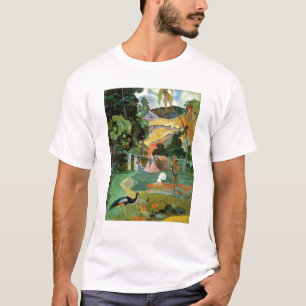 Camiseta Paul Gauguin  Matamoe o, Paisaje con pavos reales