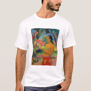 Camiseta Paul Gauguin - Mujer sosteniendo una fruta