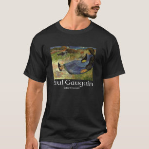 Camiseta Paul Gauguin Niña Bretona Sentada Arte Gráfico Vin