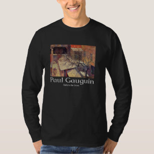 Camiseta Paul Gauguin París en la Nieve Arte Gráfico Vintag