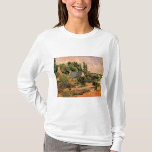 Camiseta Paul Gauguin que pinta a lavanderas en el arte de