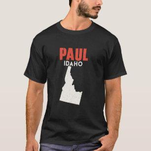 Camiseta Paul Idaho Estados Unidos EE.UU. Viajes Idahoan