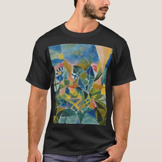Camiseta Paul Klee - Cama de flores (Anverso)