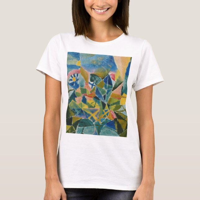 Camiseta Paul Klee - Cama de flores (Anverso)