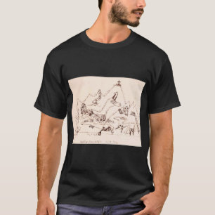 Camiseta Paul Klee Mito de una isla ( Patrón abstracto·