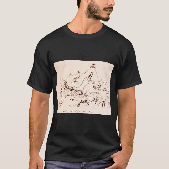 Camiseta Paul Klee Mito de una isla ( Patrón abstractoÂ·  (Anverso)