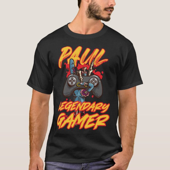 Camiseta Paul Legendary Gamer (Anverso)