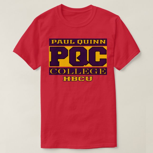 Camiseta Paul Quinn College Apparel (Diseño del anverso)