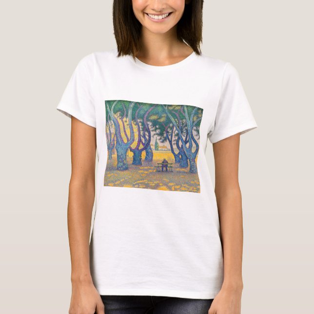 Camiseta Paul Signac - Place des Lices, Saint-Tropez (Anverso)