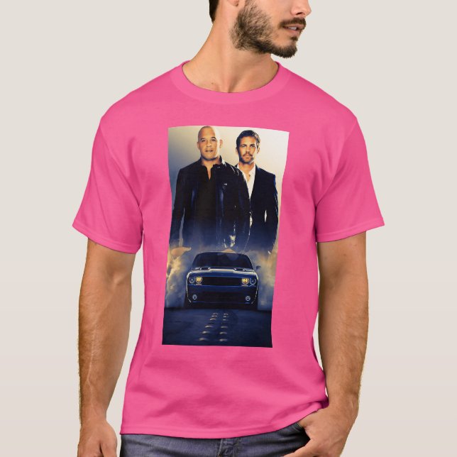 Camiseta Paul Walker Vin Diesel (Anverso)
