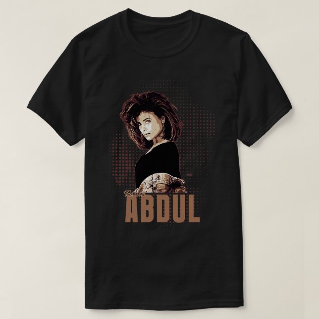Camiseta Paula Abdul 80 (Diseño del anverso)